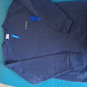 Columbia Men's Navy Crewneck Sweater Size Large New.